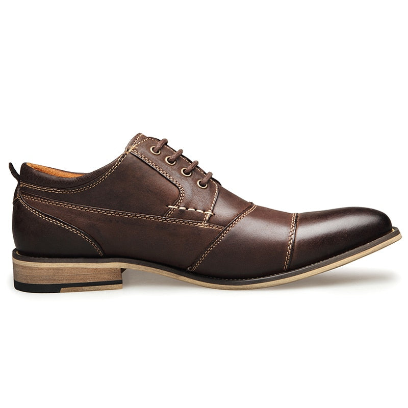Funki Findz | Shoes | Men's Genuine Leather Derby Dress Shoes