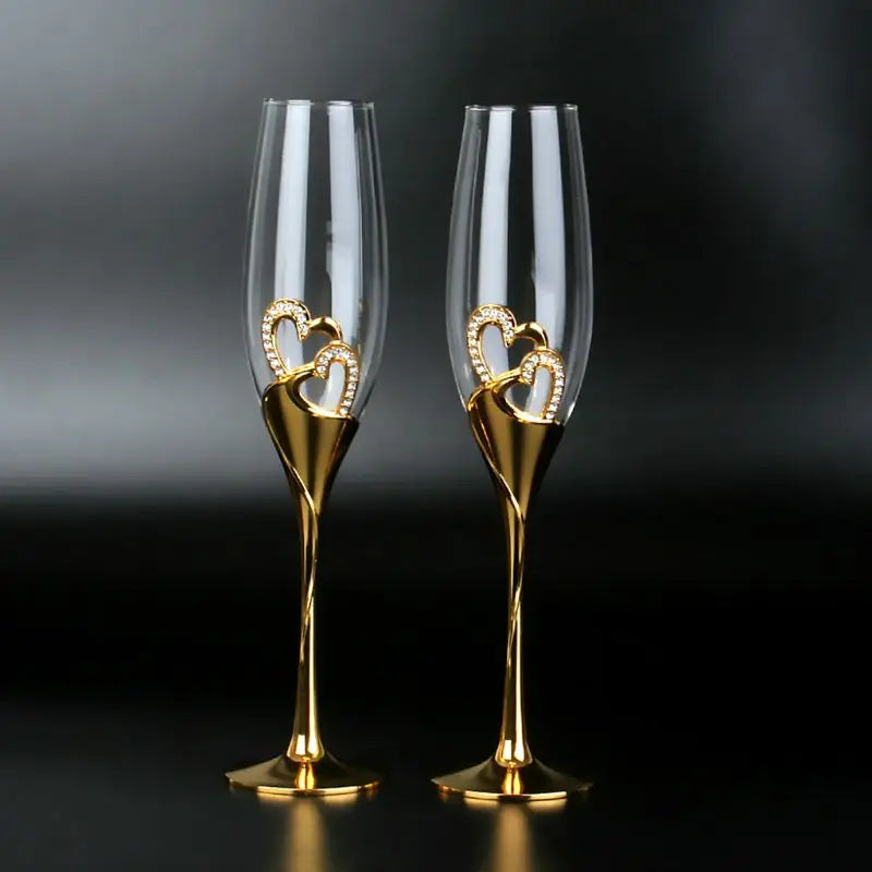 Funki Findz | Glasses | Wedding Champagne Glasses | Toast x 2