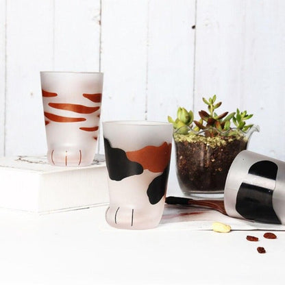 Funki Findz | Glasses | Cute Cat Paw Glass Coffee Cup Sets