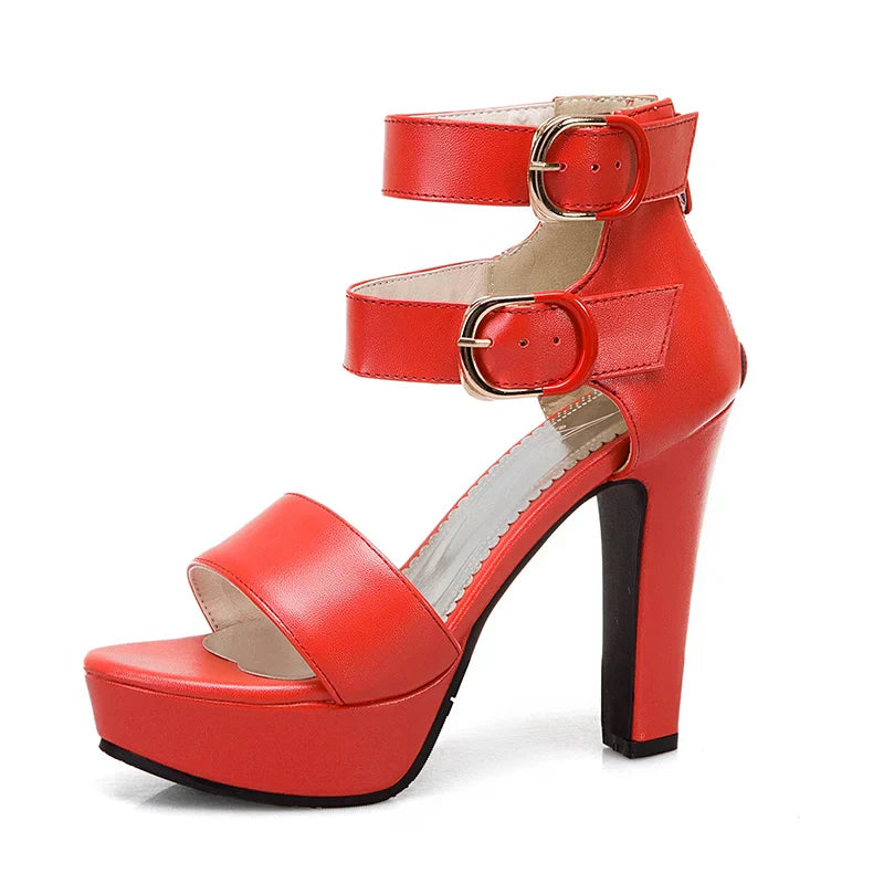 Funki Findz | Shoes | Women's High Strappy Platform Sandals