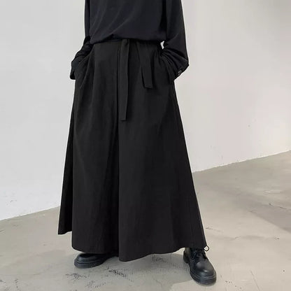 Funki Findz | Skirts | Men's Japanese Style Wide Leg Skirt Pants
