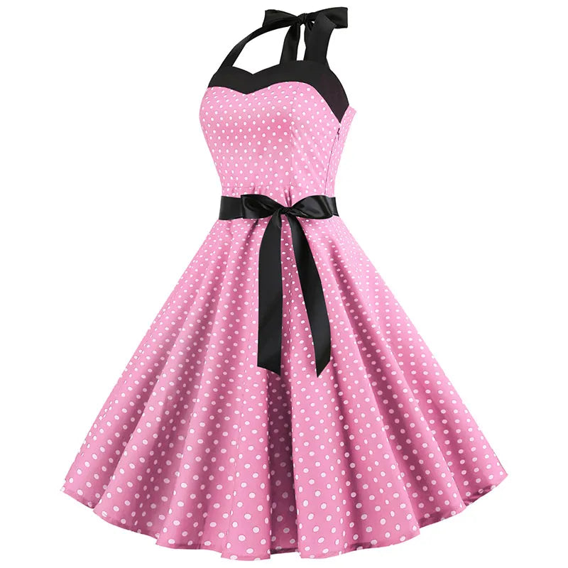 Funki Findz | Dresses | Women's Rockabilly Swing Halter Dress