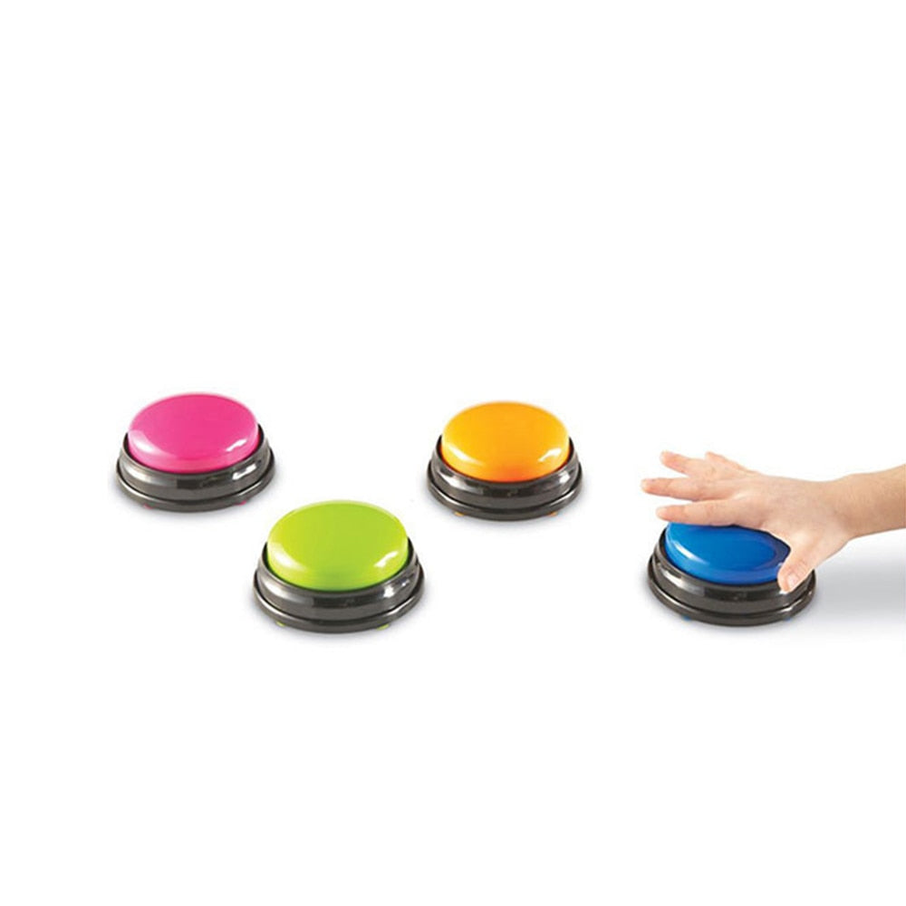 Funki Findz | Pet Toys | Recordable Button Learning Aid for Kids, Pets