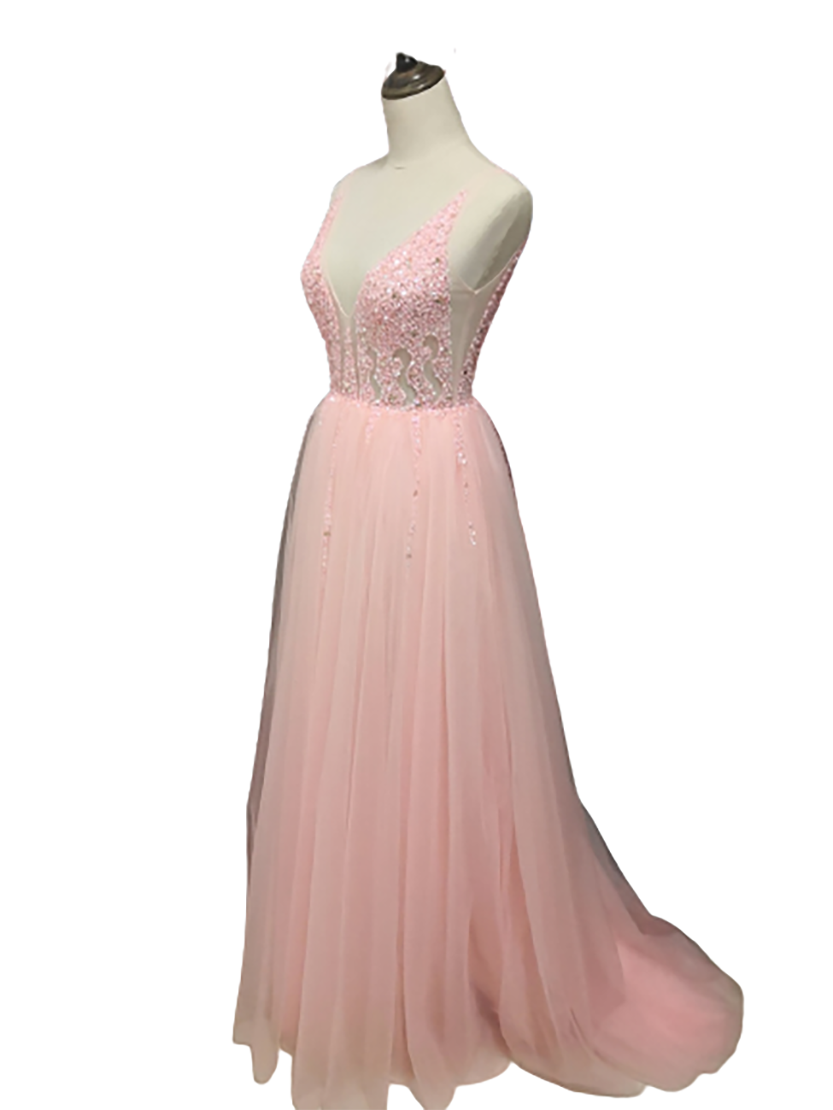 Funki Findz | Dresses | Women's Long Chiffon Tulle Prom Dress