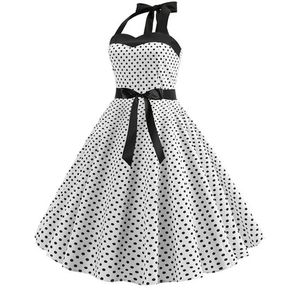 Funki Findz | Dresses | Women's Rockabilly Swing Halter Dress
