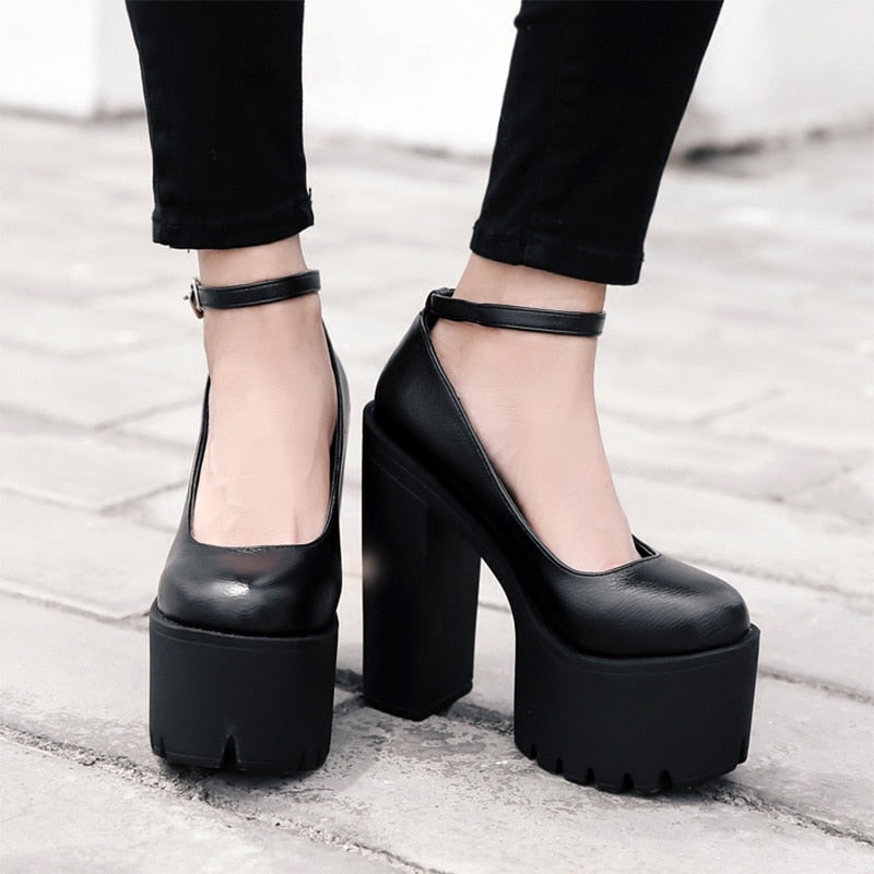 Funki Findz | Shoes | Women's Sexy High Chunky Heel Platforms
