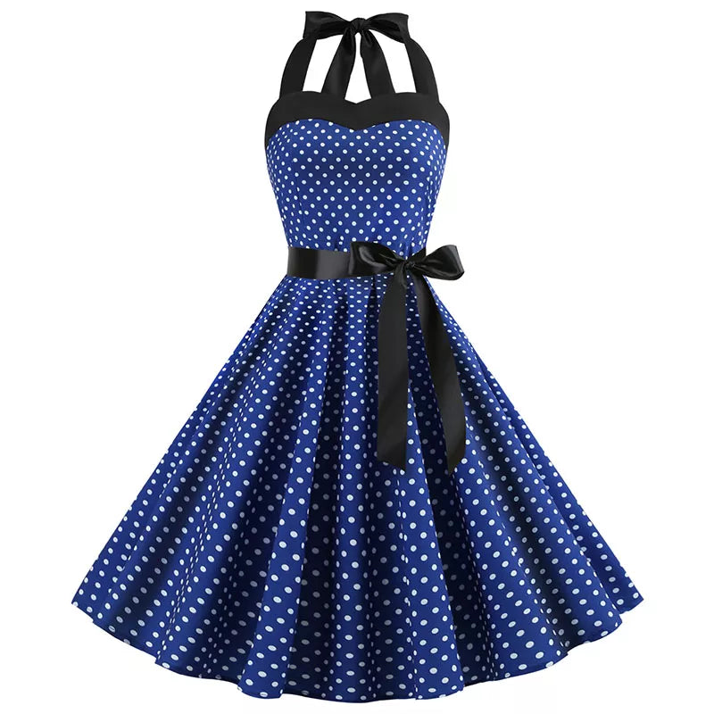 Funki Findz | Dresses | Women's Rockabilly Swing Halter Dress