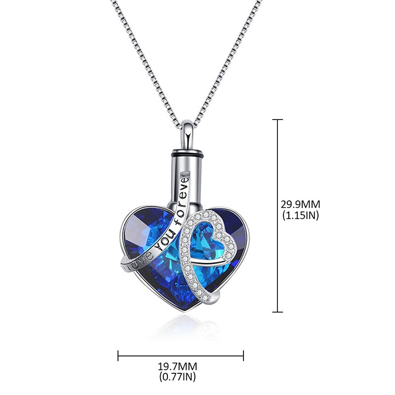 Funki Findz | Cremation Urn Necklaces | Heart Paw Pendant