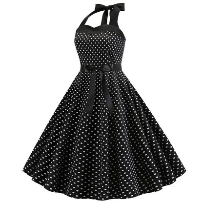 Funki Findz | Dresses | Women's Rockabilly Swing Halter Dress