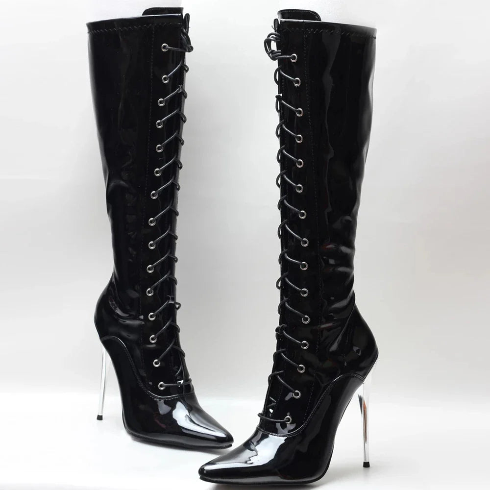 Funki Findz | Boots | Women's Super High Heel Stilettos Boots