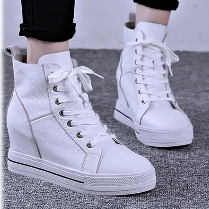 Funki Findz | Boots | Women's Canvas High Rise Ankle Sneaker