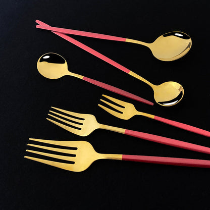 Funki Findz | Spoons | Stainless Steel Long Handled Spoons 6Pc