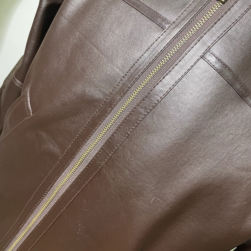 Funki Findz | Jackets | Men's Warm Faux Fur and Leather Jacket