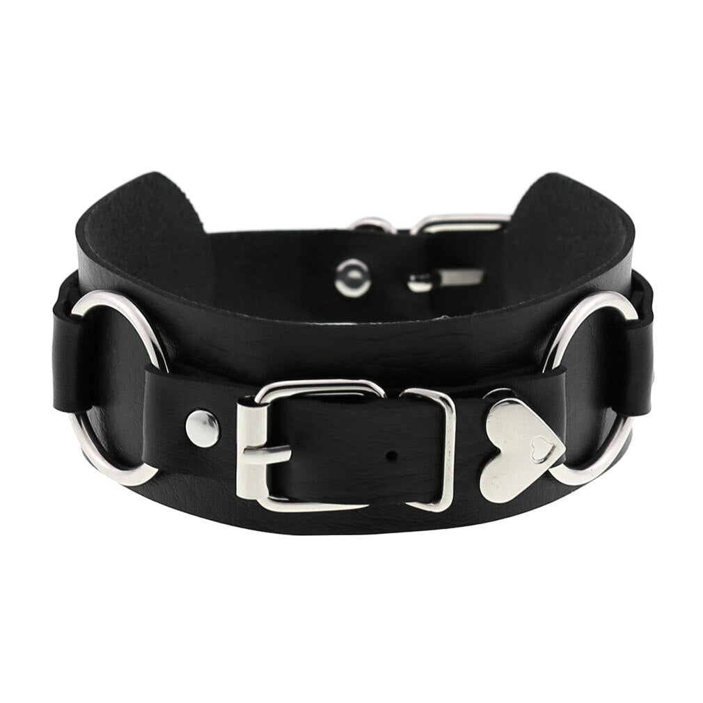 Funki Findz | Necklaces | Unisex Hip Hop PU Leather Choker
