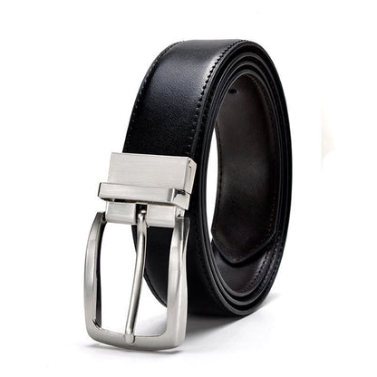 Funki Findz | Belts | Men's Luxury Leather Belt Reversible Buckle