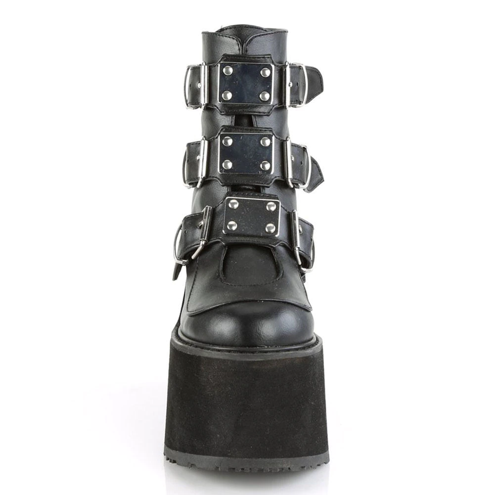 Funki Buys | Boots | Women's Buckle Ankle Boots | Women Punk Platform Boots