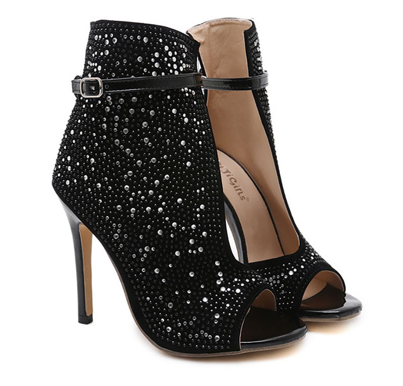 Funki Findz | Shoes | Women's Diamante Studded High Stilettos