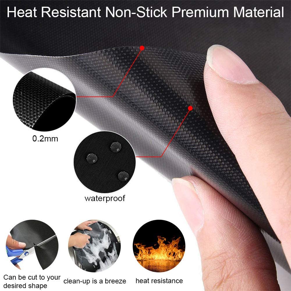 Funki Findz | Grill Mats | Non-stick Reusable BBQ Grill Mats