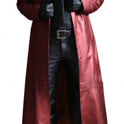 Funki Findz | Jackets | Men's Long Faux Leather Trench Coats
