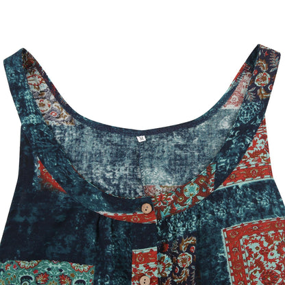 Funki Findz | Pants | Women's Boho Loose Fit Wide Leg Romper