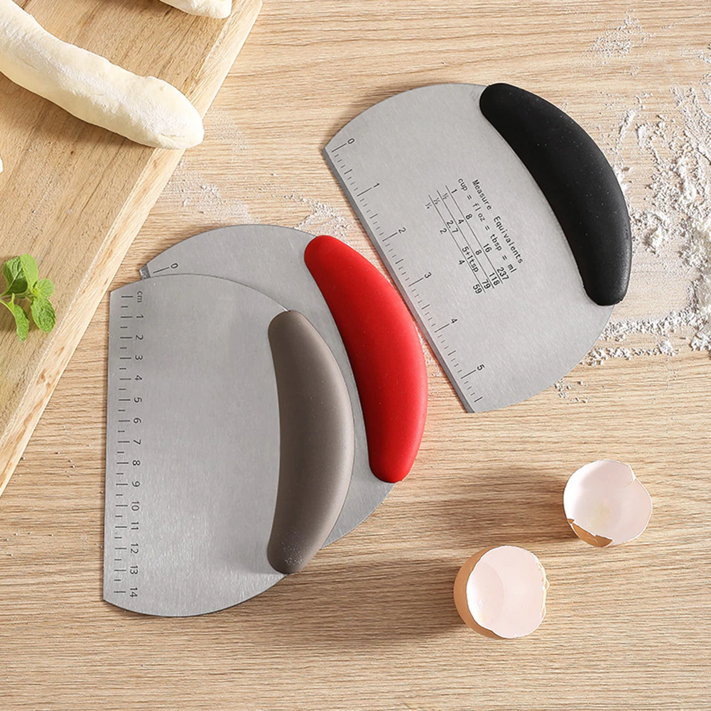Funki Findz | Cooking Scrapers | Stainless Steel Dough Cutters