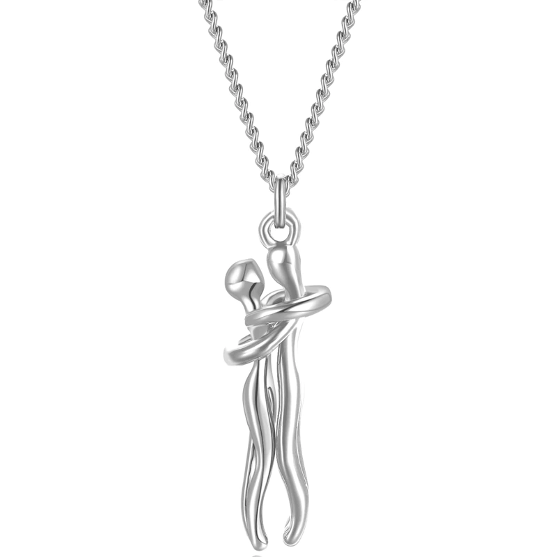 Funki Findz | Necklaces | Unisex Hugging Pendant Necklace