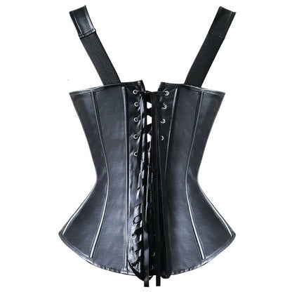 Funki Findz | Lingerie | Women's Faux Leather Steampunk Corset
