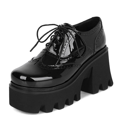 Funki Findz | Shoes | Women's British Walker Patent Platforms