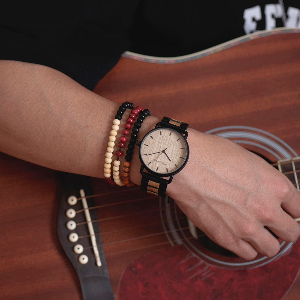 Funki Findz | Watches | Men's Wood Quartz Wristwatch | Gift