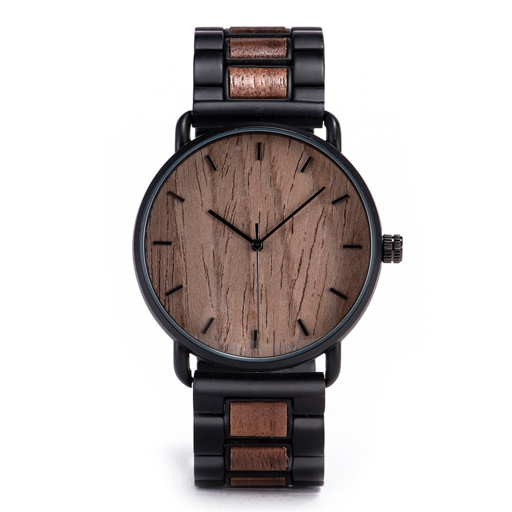 Funki Findz | Watches | Men's Wood Quartz Wristwatch | Gift