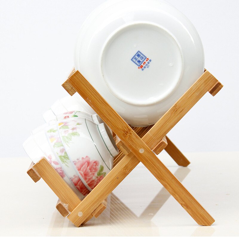 Funki Findz | Dish Racks | Bamboo Foldable Dish Drying Drainer