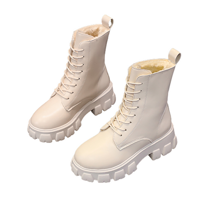Funki Findz | Boots | Women's Lace-up Chunky Combat Boots