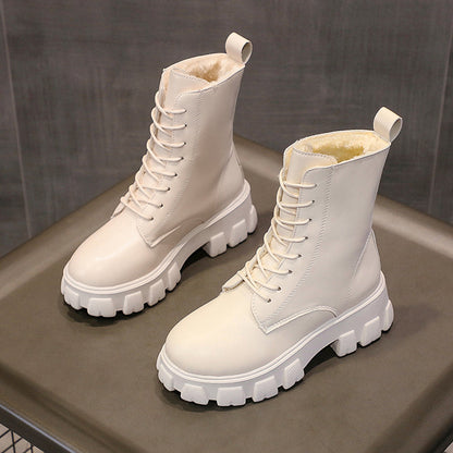 Funki Findz | Boots | Women's Lace-up Chunky Combat Boots