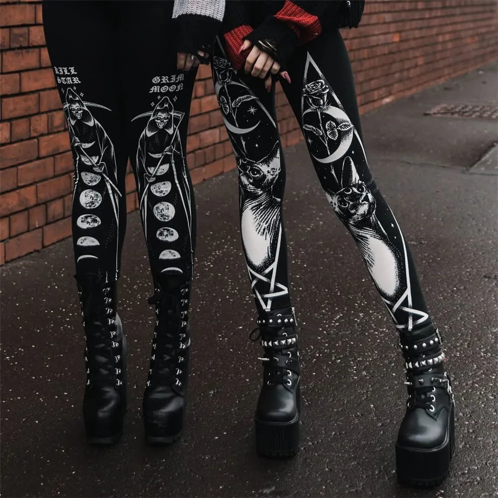 Funki Findz | Pants | Women's Dark Grunge Gothic Punk Legging