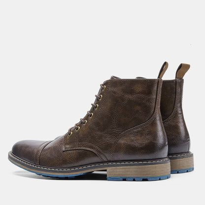 Funki Findz | Boots | Men's Faux Leather Smart Dress Boots