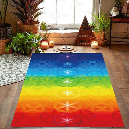 Funki Findz | Wall Hangings | Rainbow Chakra Yoga Mat
