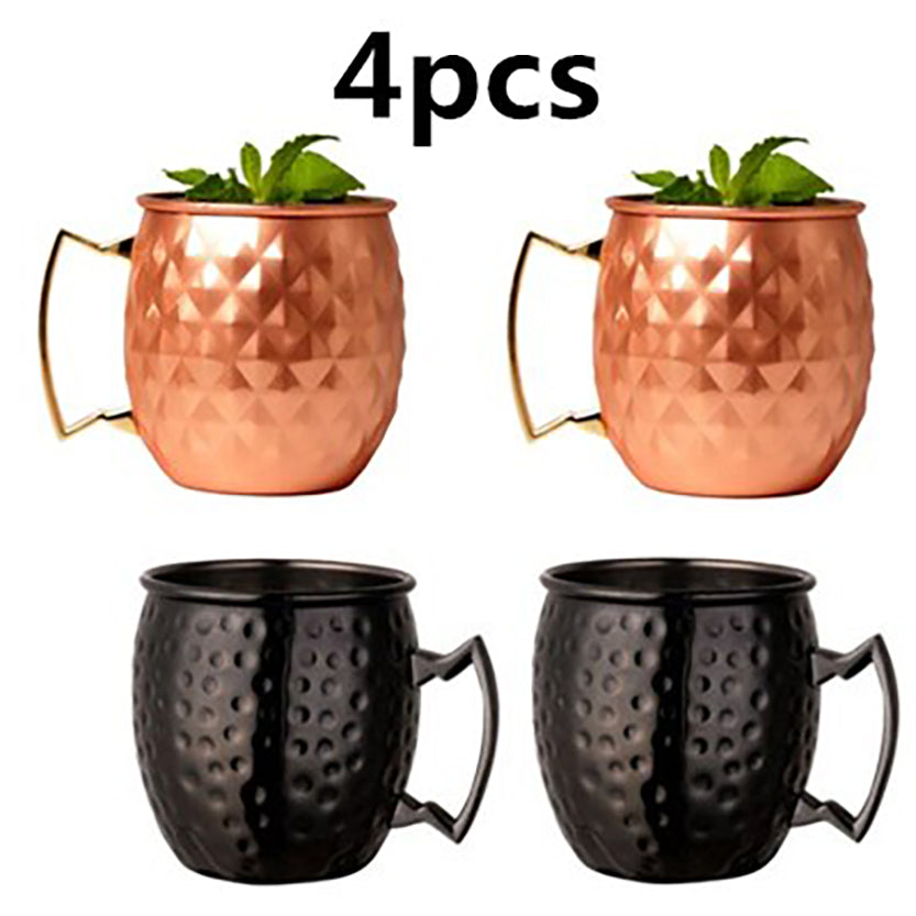Funki Findz | Mugs | Moscow Mule 550ml Copper Mug Set Of 4