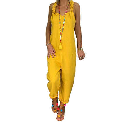 Funki Findz | Pants | Women's Knotted Strap Bib Style Overalls