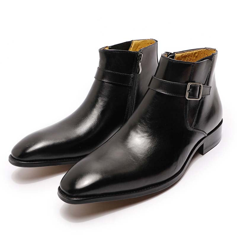 Funki Findz | Boots | Men's Genuine Leather Formal Dress Boots