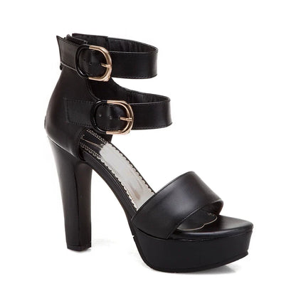 Funki Findz | Shoes | Women's High Strappy Platform Sandals