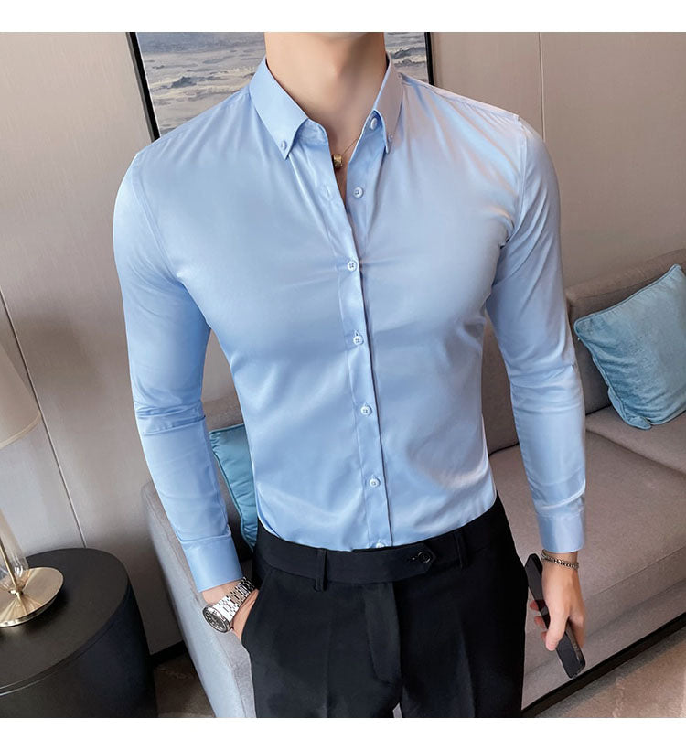 Funki Findz | Shirts | Men's Slim Fit British Style Dress Shirt 7XL