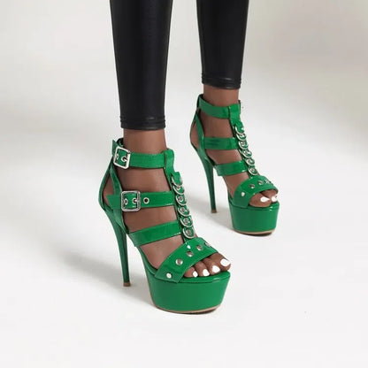 Funki Findz | Shoes | Women's Super High Gladiator Stilettos