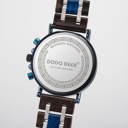 Funki Findz | Watches | Men's Wooden Quartz Wrist Stop Watch