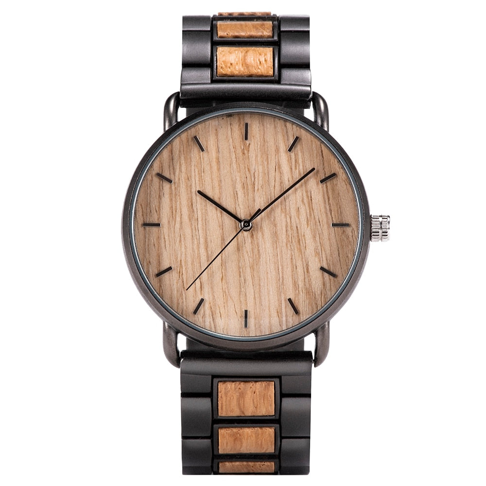 Funki Findz | Watches | Men's Wood Quartz Wristwatch | Gift