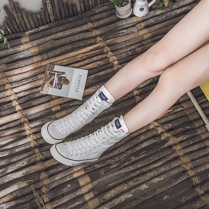 Funki Findz | Boots | Women's Men's Canvas Mid-Calf Sneakers