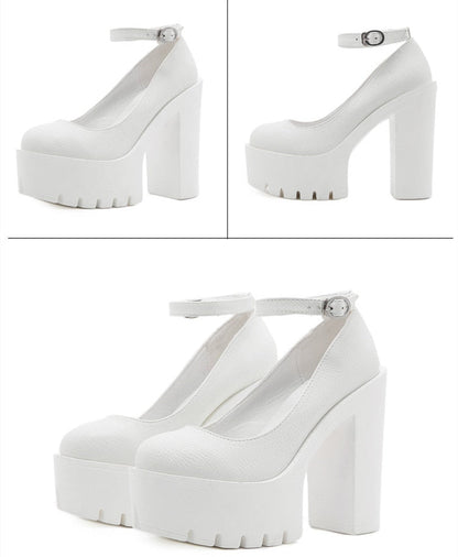 Funki Findz | Shoes | Women's Sexy High Chunky Heel Platforms