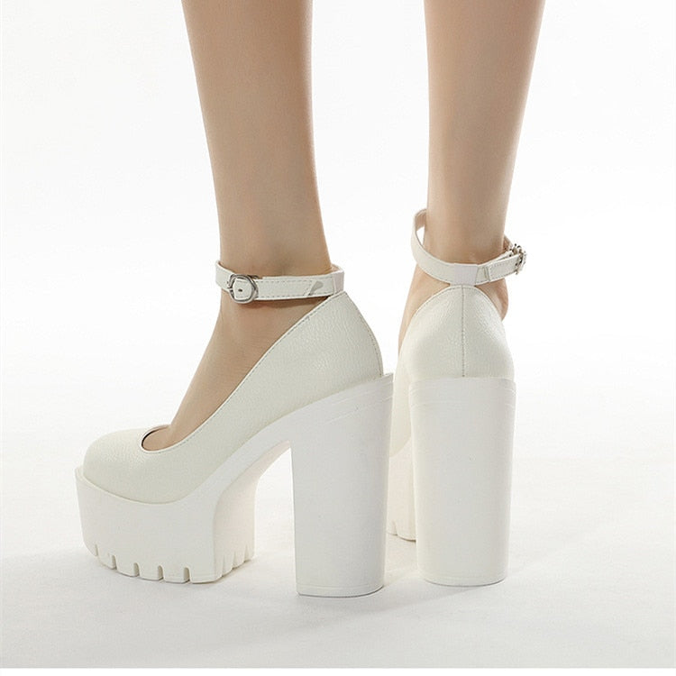 Funki Findz | Shoes | Women's Sexy High Chunky Heel Platforms
