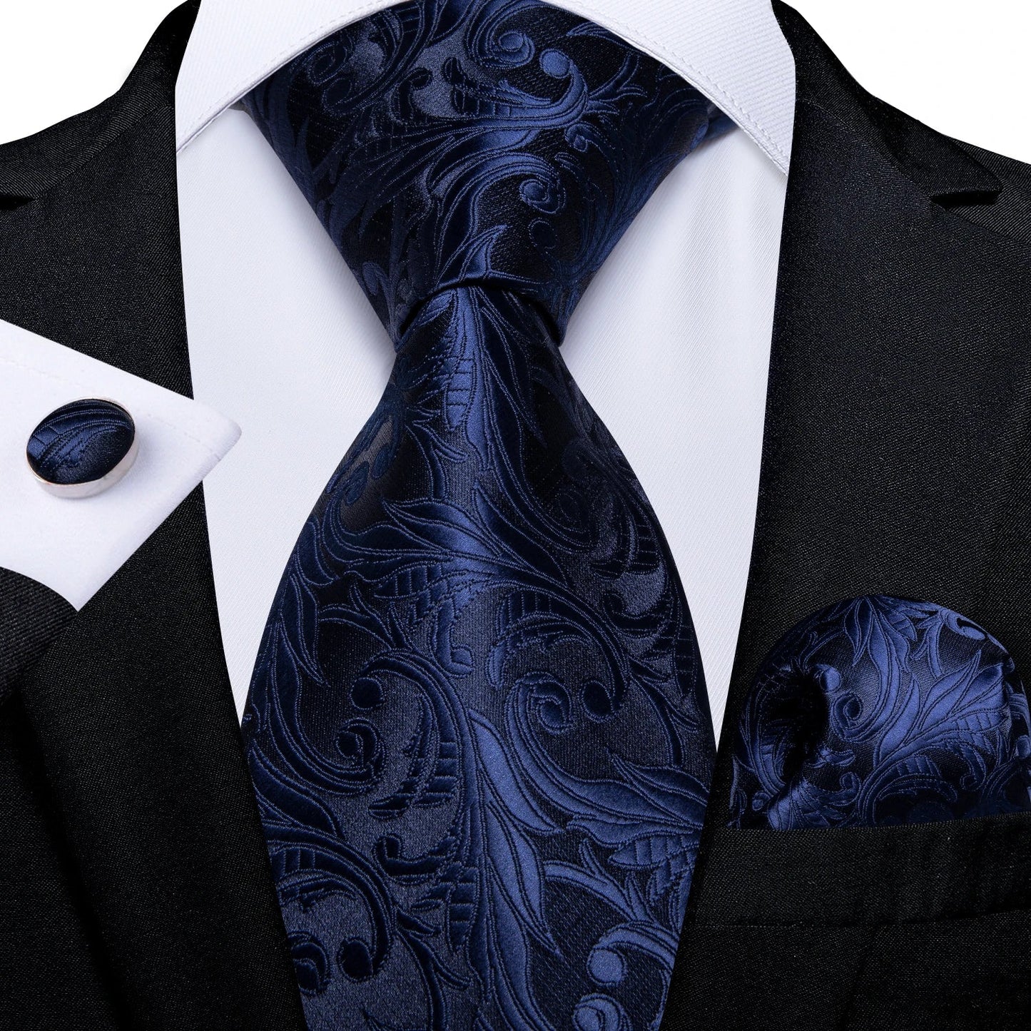 Funki Findz | Neckties | Men's 3Pcs Paisley Wedding Tie Sets