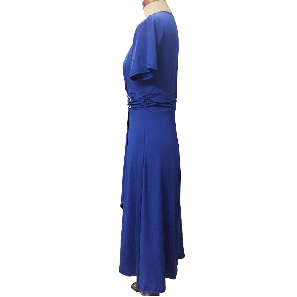 Funki Findz | Dresses | Women's High Waist Wrap Evening Dress