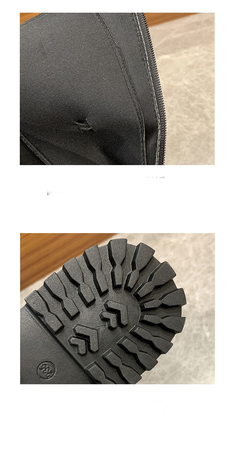 Funki Findz | Boots | Women's Lace Up Chunky Gothic Boots